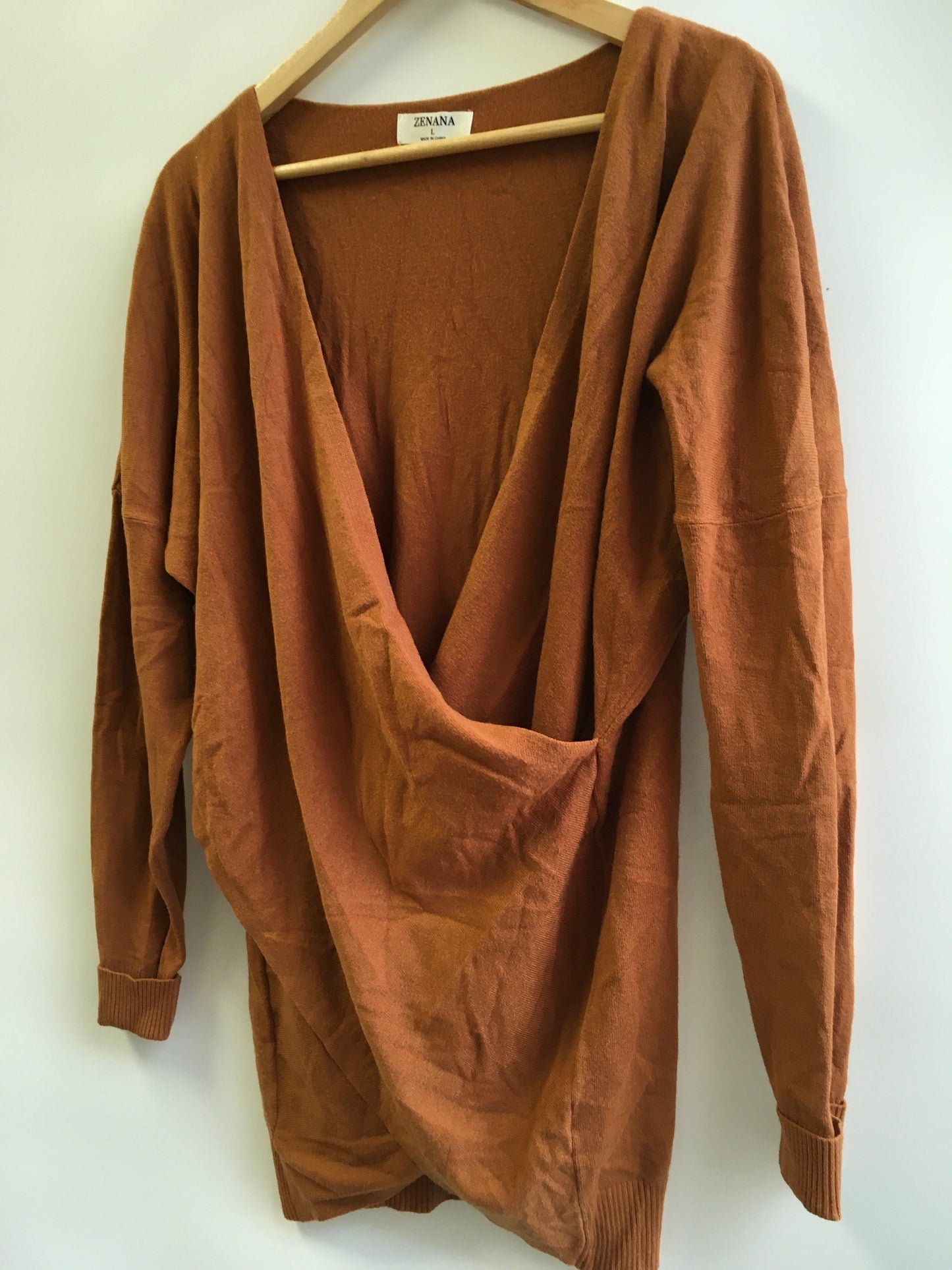 Top Long Sleeve By Zenana Outfitters  Size: L