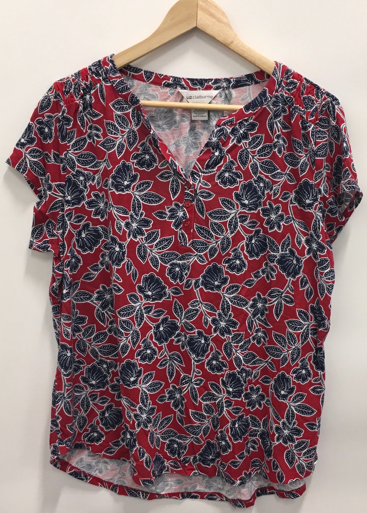 Top Short Sleeve By Liz Claiborne  Size: Xl