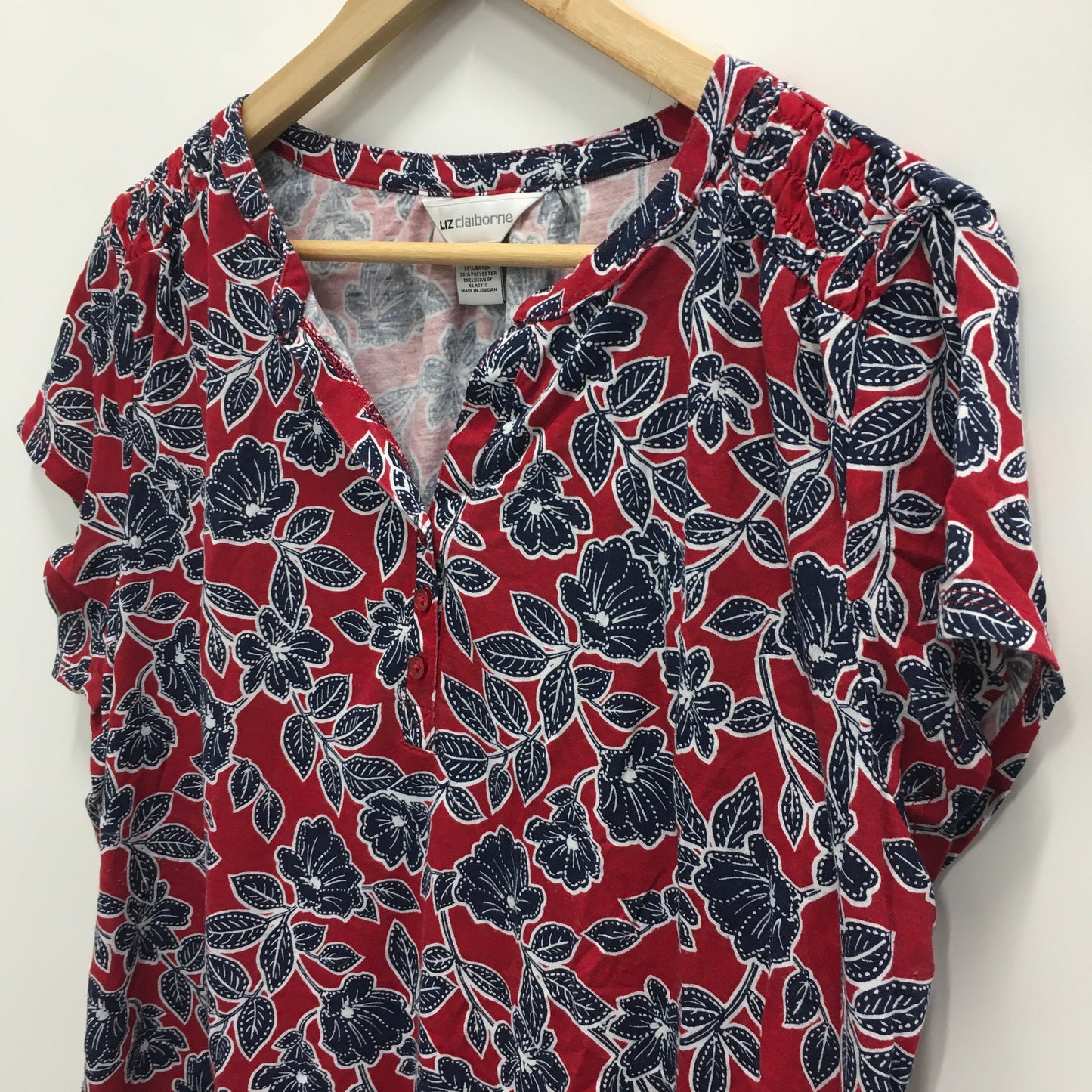 Top Short Sleeve By Liz Claiborne  Size: Xl