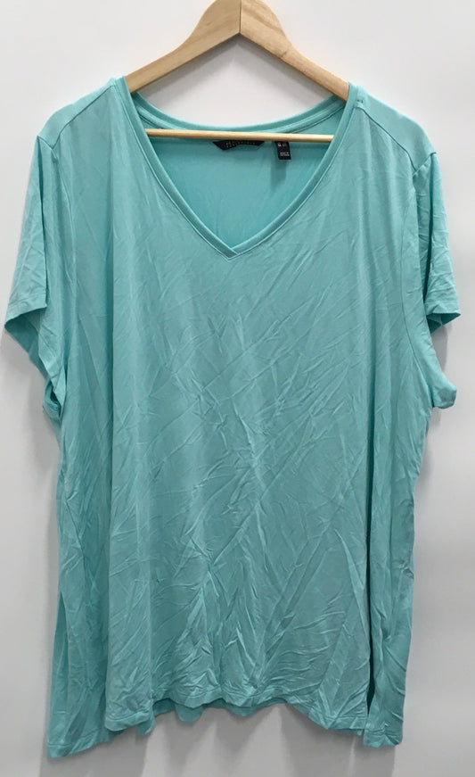 Top Short Sleeve Basic By H For Halston  Size: 3x