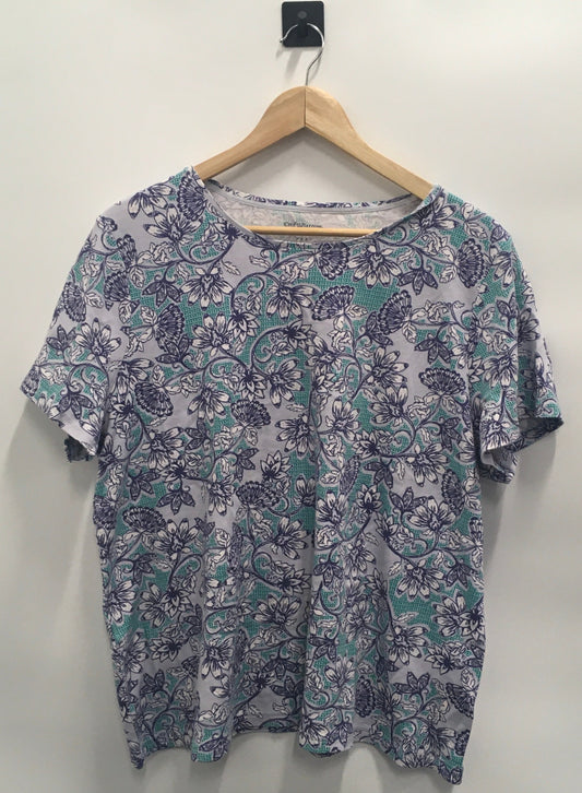 Top Short Sleeve By Croft And Barrow  Size: 2x