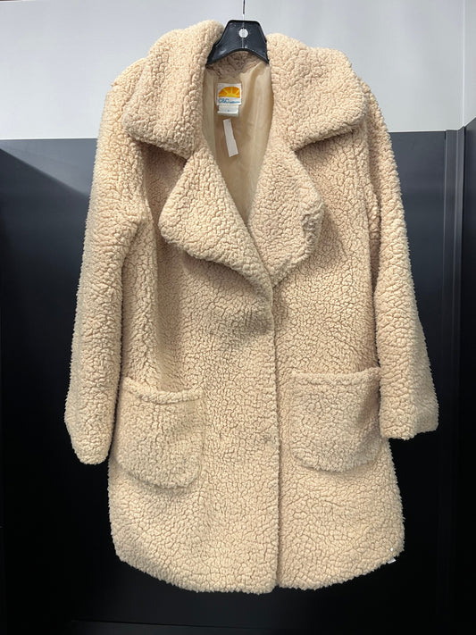 Jacket Faux Fur & Sherpa By C And C  Size: L