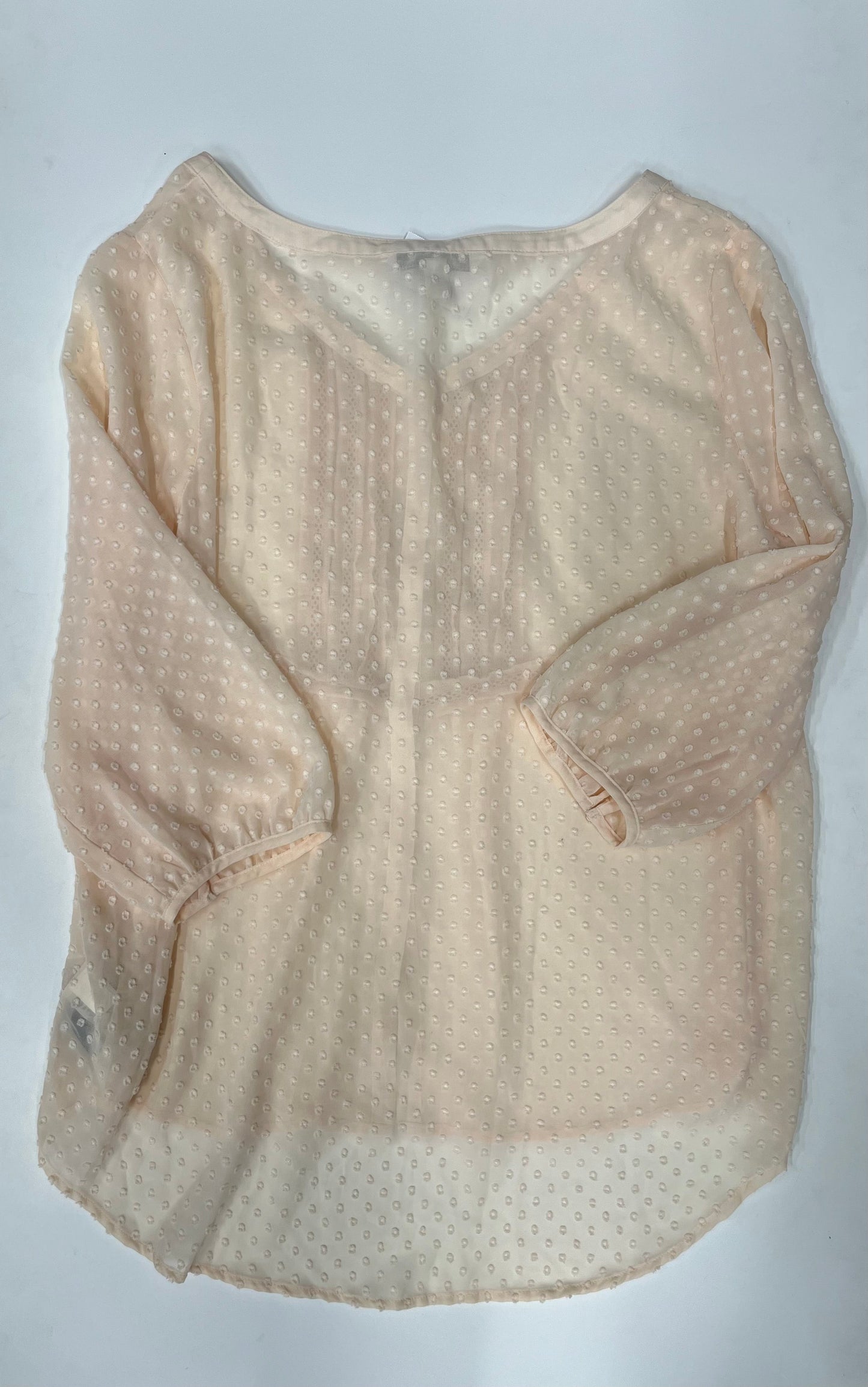 Blouse 3/4 Sleeve By Lc Lauren Conrad  Size: Xl