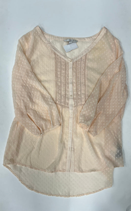 Blouse 3/4 Sleeve By Lc Lauren Conrad  Size: Xl