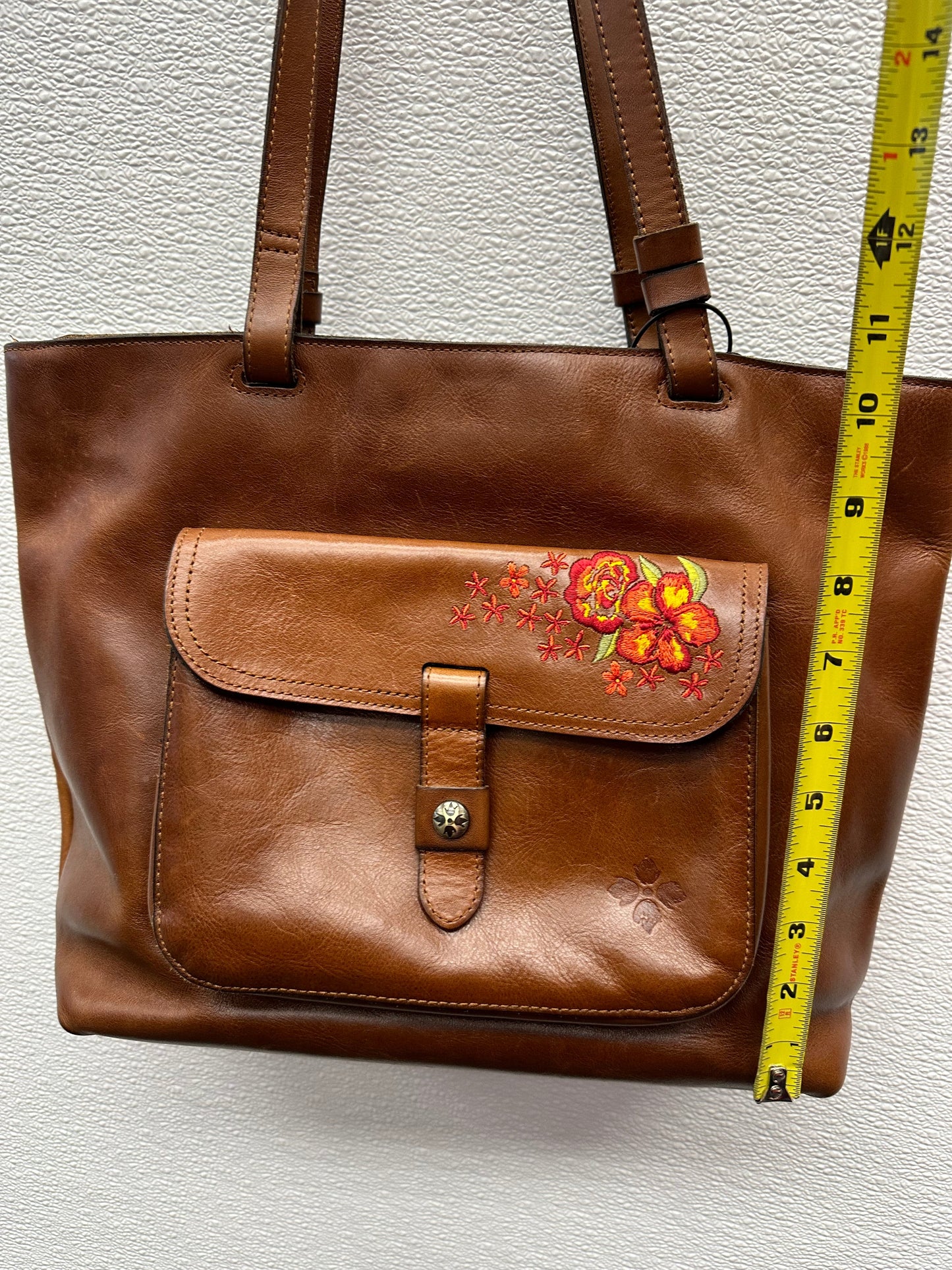 Handbag Leather By Patricia Nash  Size: Large