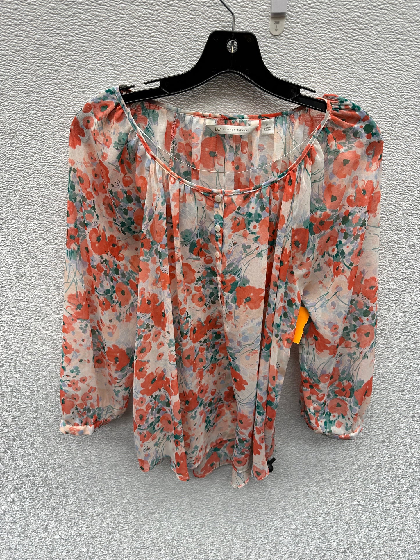 Top Long Sleeve By Lc Lauren Conrad  Size: Xl