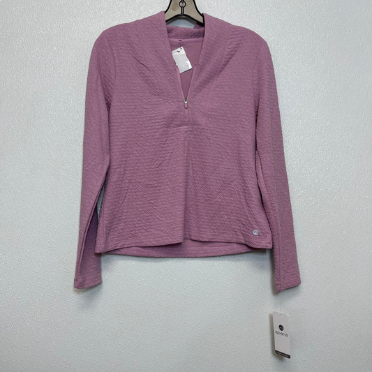 Athletic Top Long Sleeve Collar By Apana  Size: S