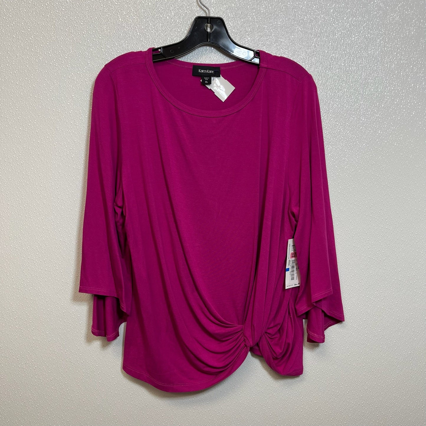 Top 3/4 Sleeve Basic By Karen Kane  Size: Xl