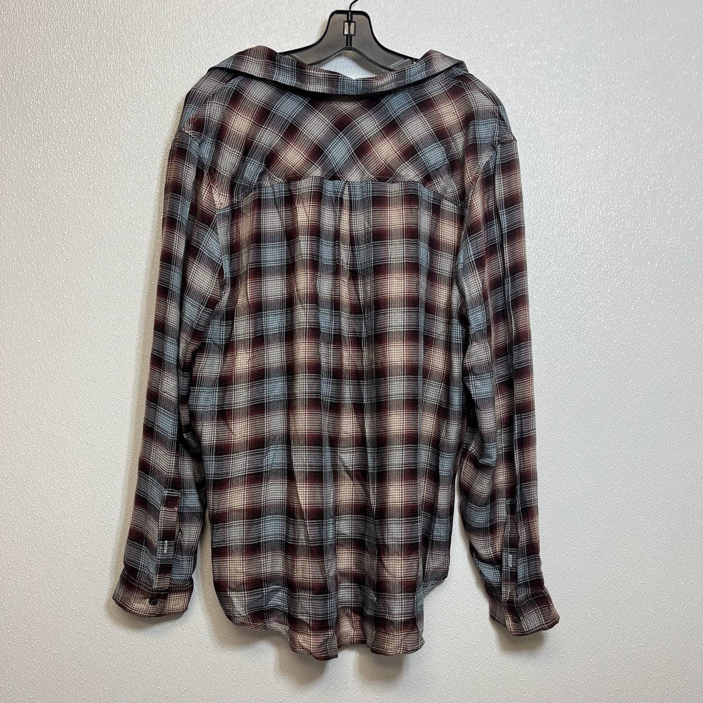 Blouse Long Sleeve By Lucky Brand O  Size: Xl