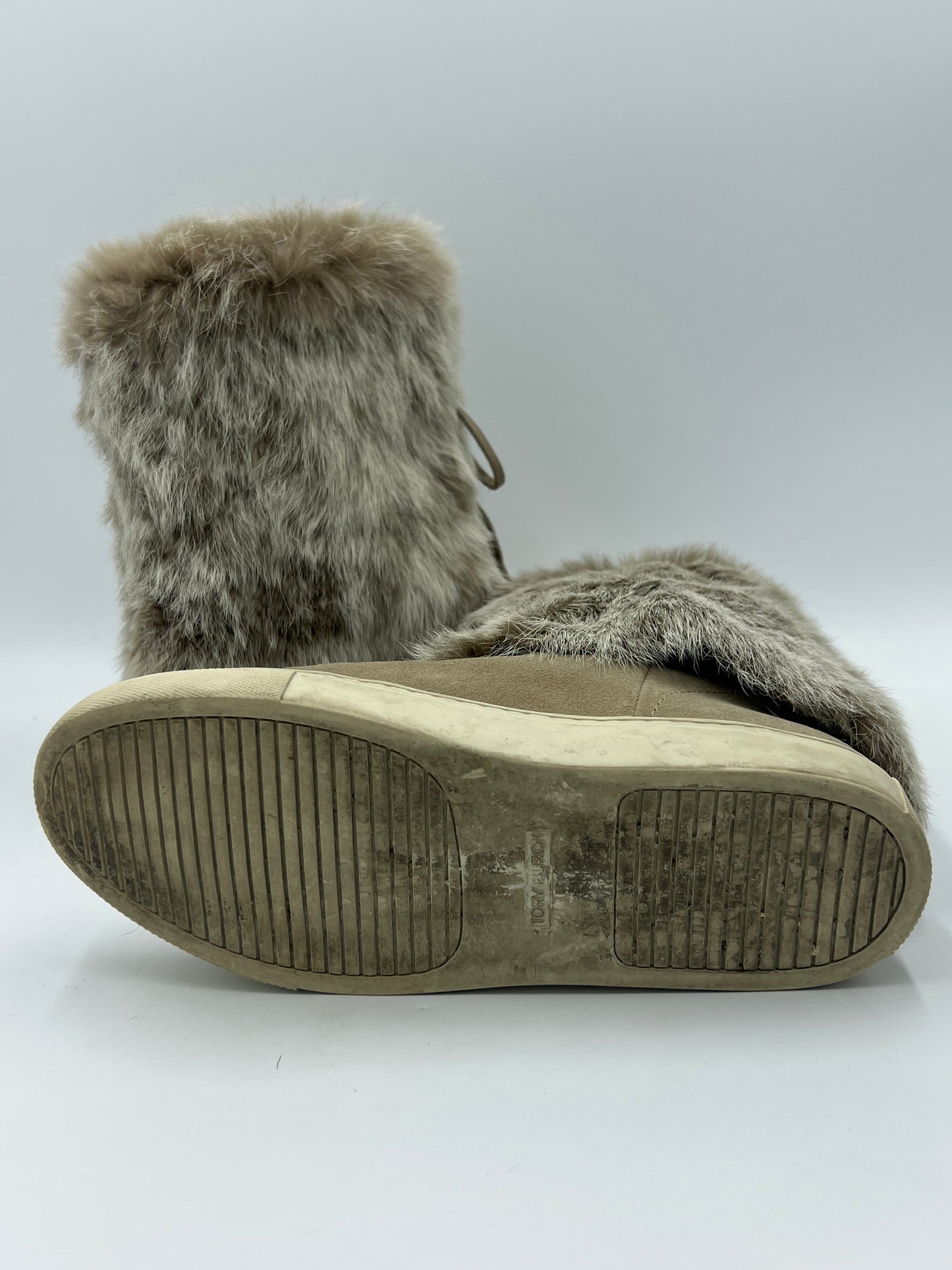 Tory Burch Angelica Rabbit Fur Boot  Size: 6