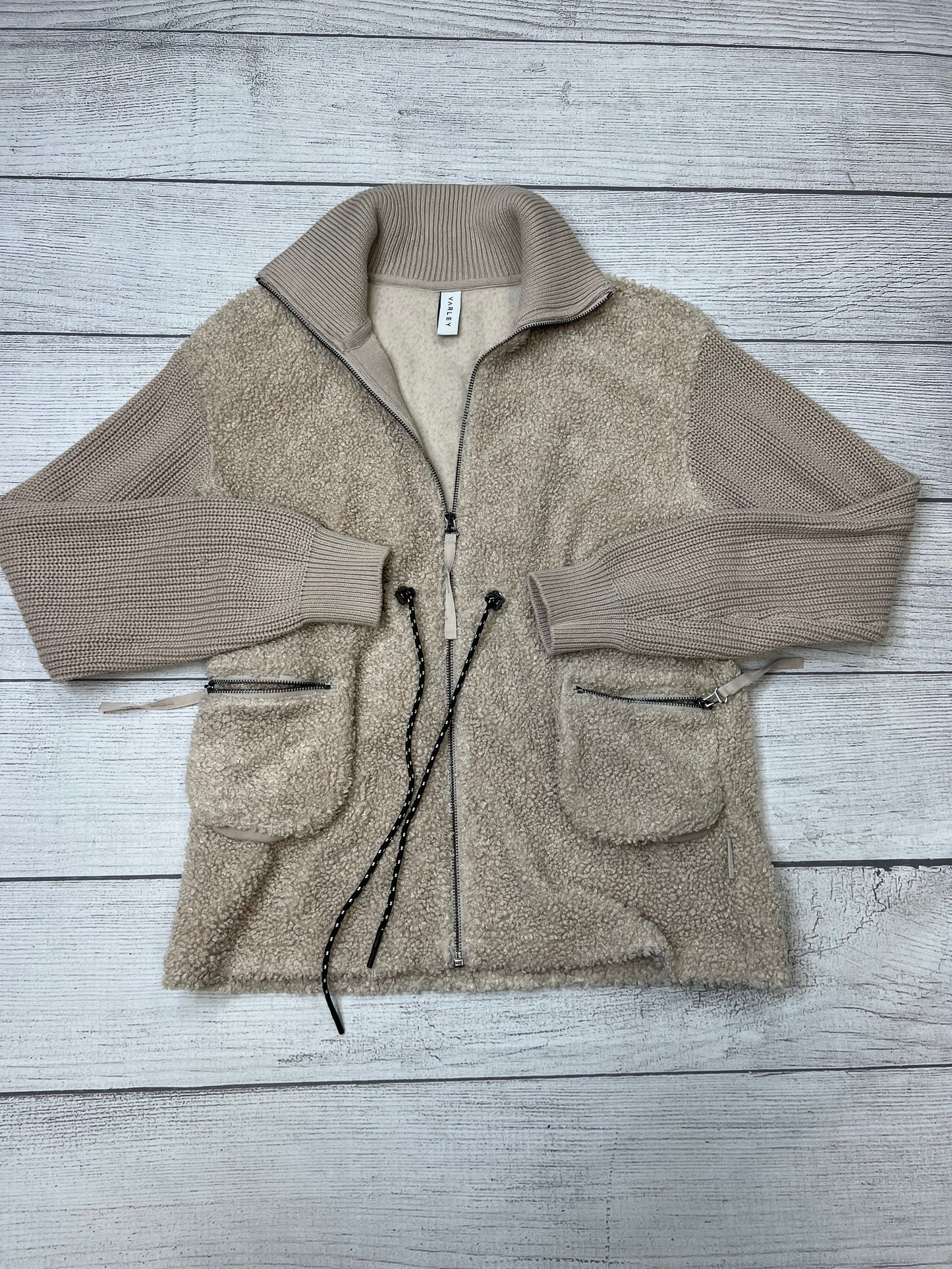 Jacket Faux Fur & Sherpa By Varley Size: Xs