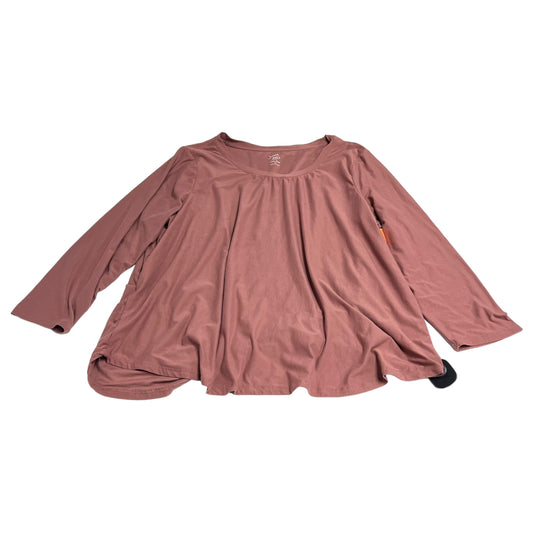 Top Long Sleeve Basic By Pink Rose  Size: 3x