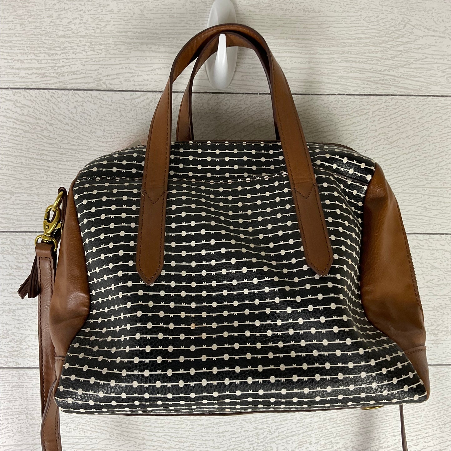 Handbag Designer By Fossil  Size: Medium