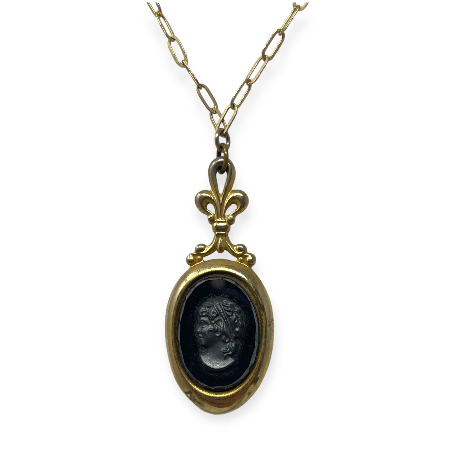 Cameo Necklace Pendant By Sarah Cov