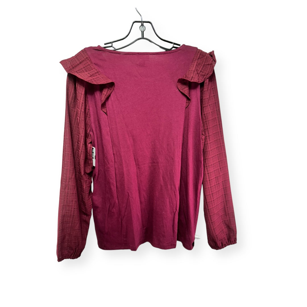 Top Long Sleeve By J Crew  Size: L