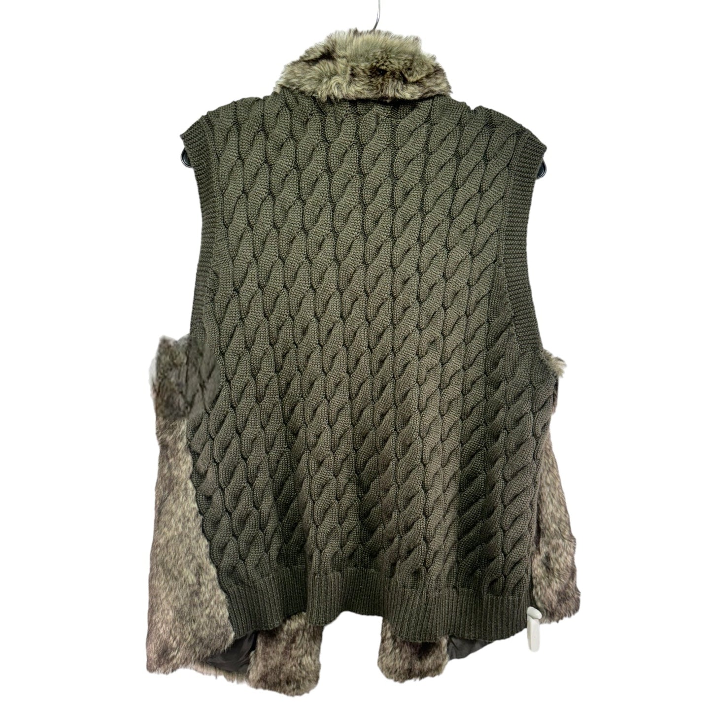 Vest Faux Fur & Sherpa By Cato  Size: Xl