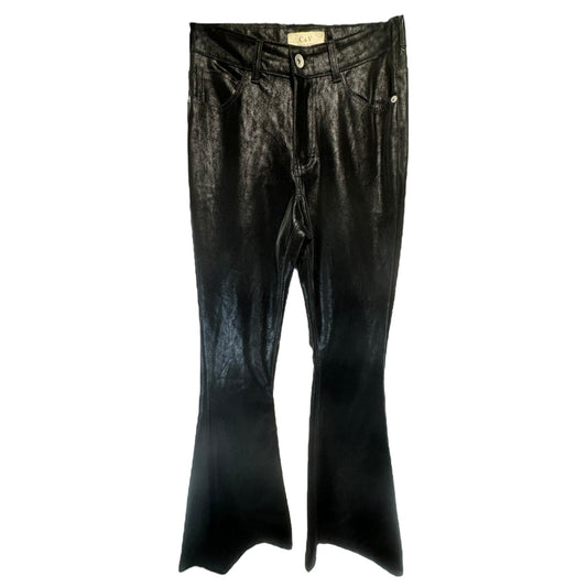 Faux Leather Jeans Flared By Chelsea And Violet  Size: 0