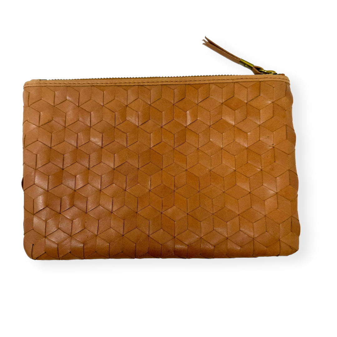 Clutch Leather By Madewell  Size: Medium