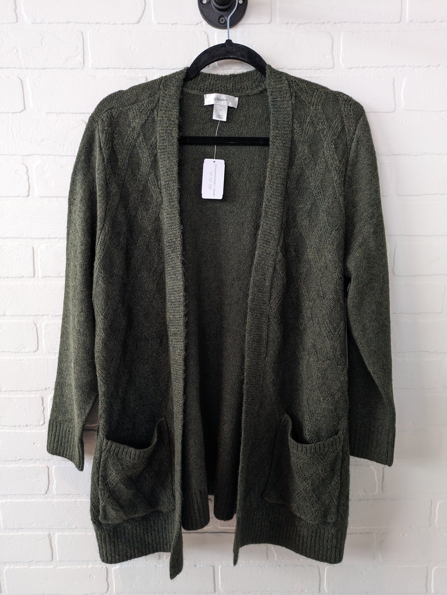 Sweater Cardigan By Cj Banks  Size: 1x