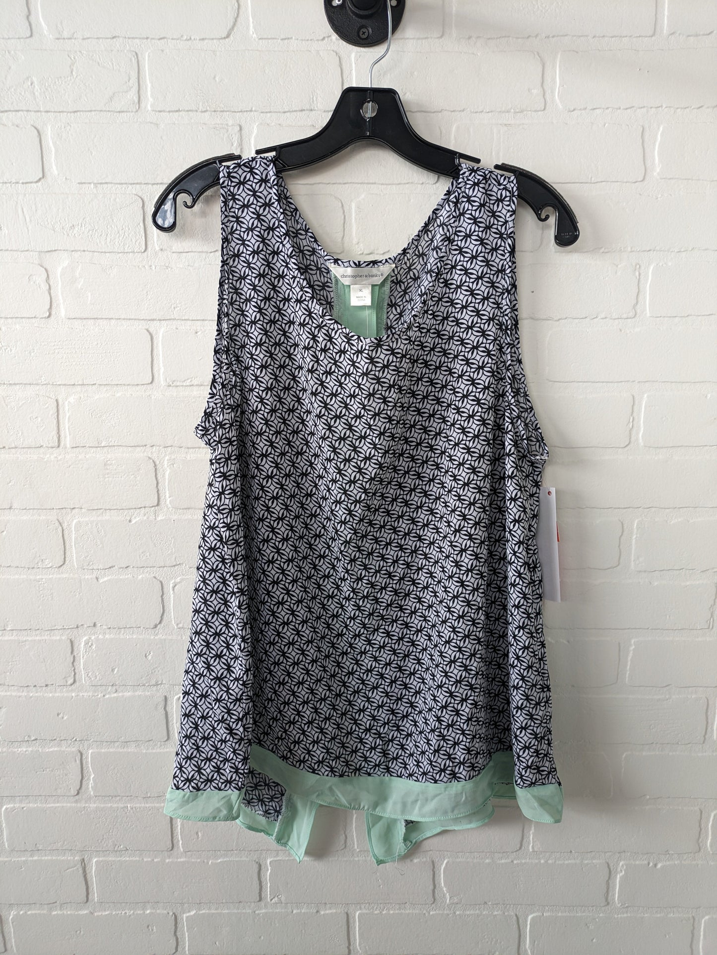 Blouse Sleeveless By Christopher And Banks  Size: Xl