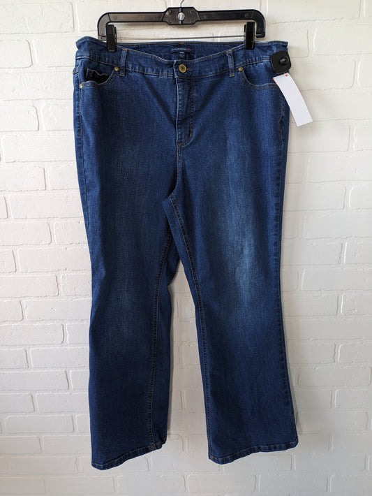 Jeans Straight By Isaac Mizrahi  Size: 18