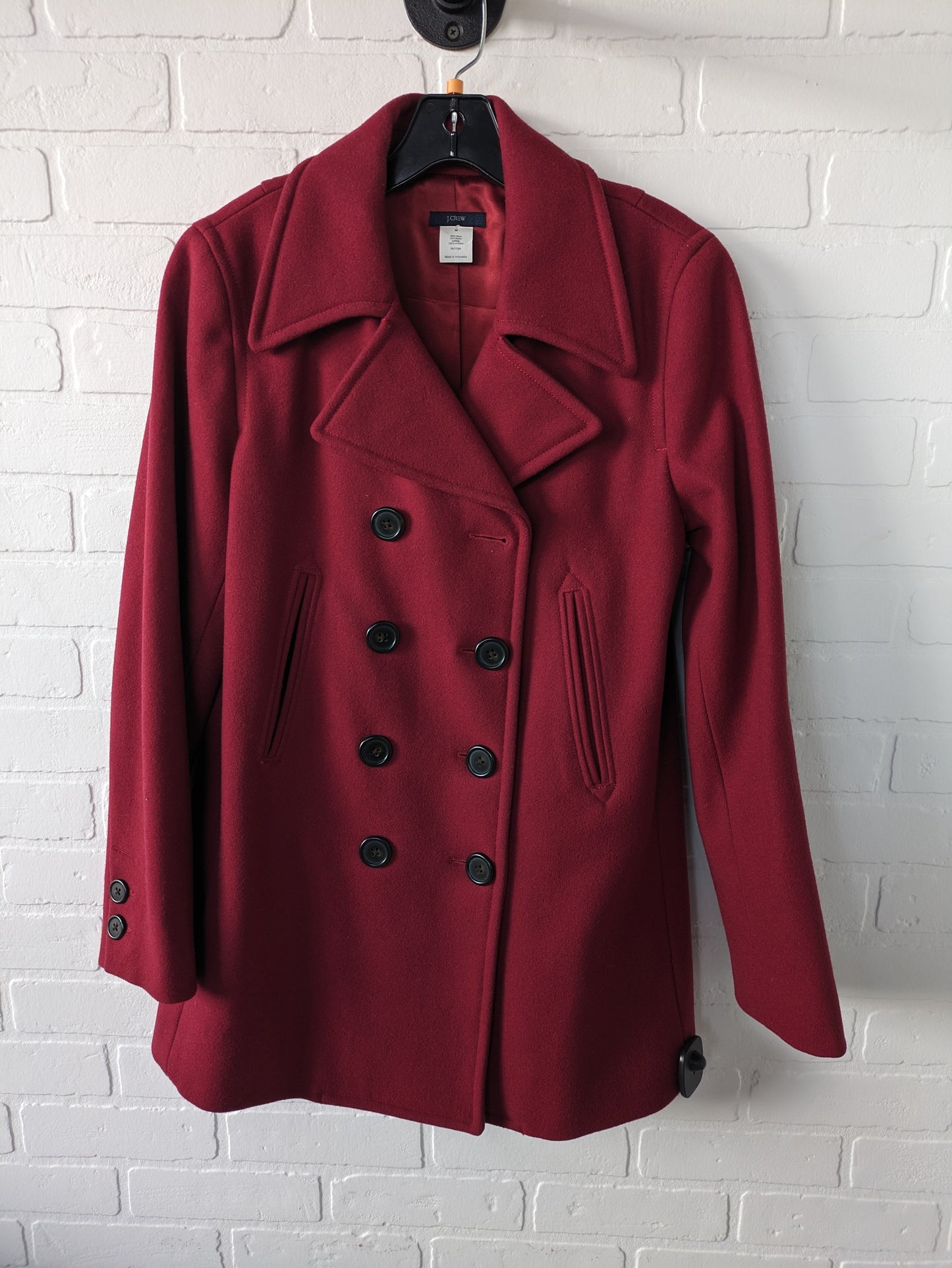 Coat Peacoat By J Crew  Size: M