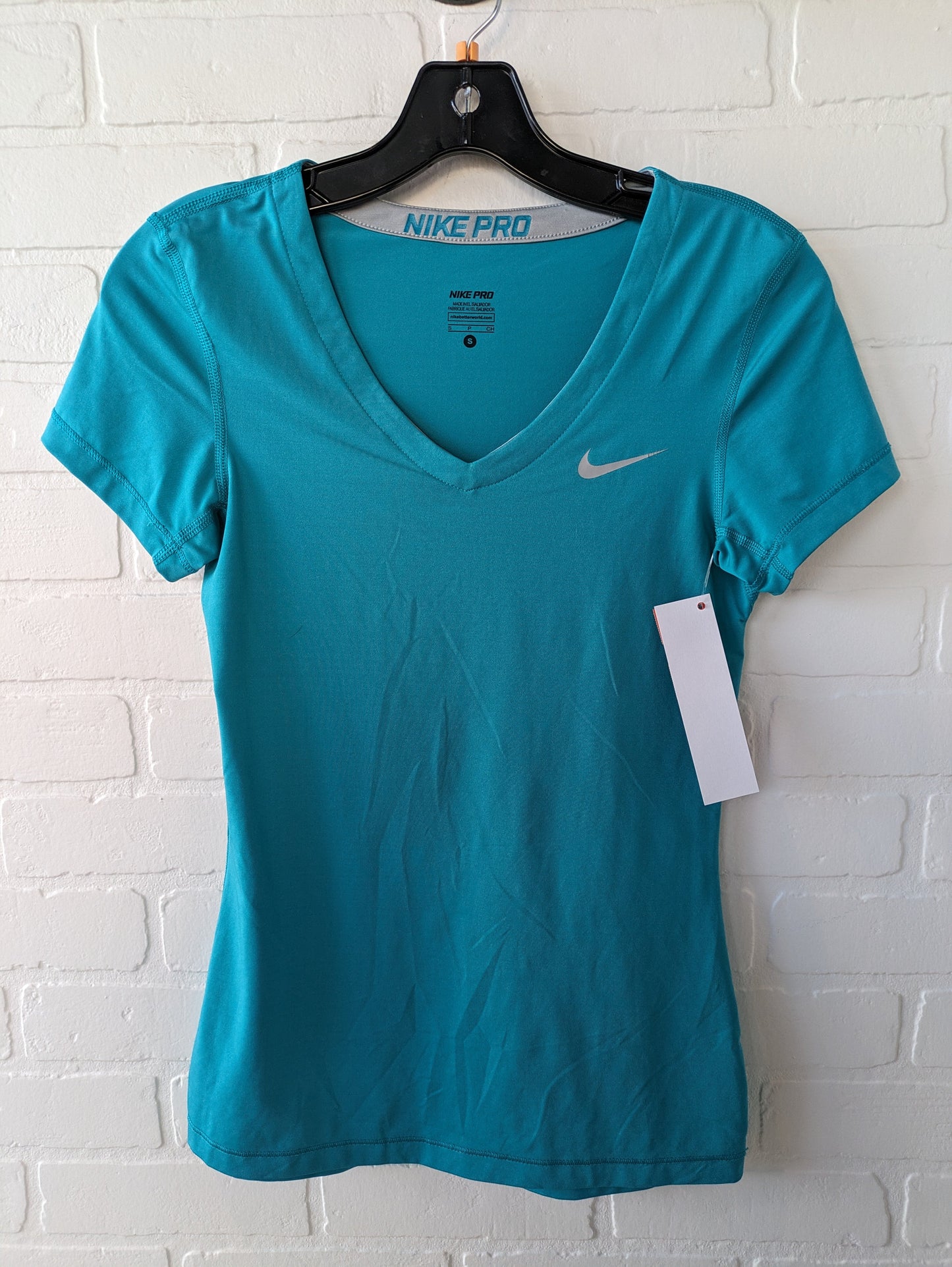 Athletic Top Short Sleeve By Nike  Size: S