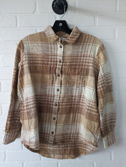 Top Long Sleeve By Madewell  Size: Xs