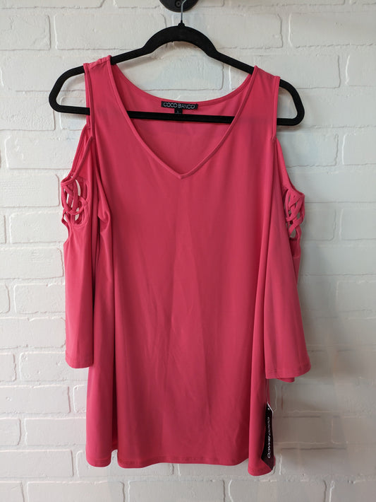 Top 3/4 Sleeve By Coco Bianco  Size: L