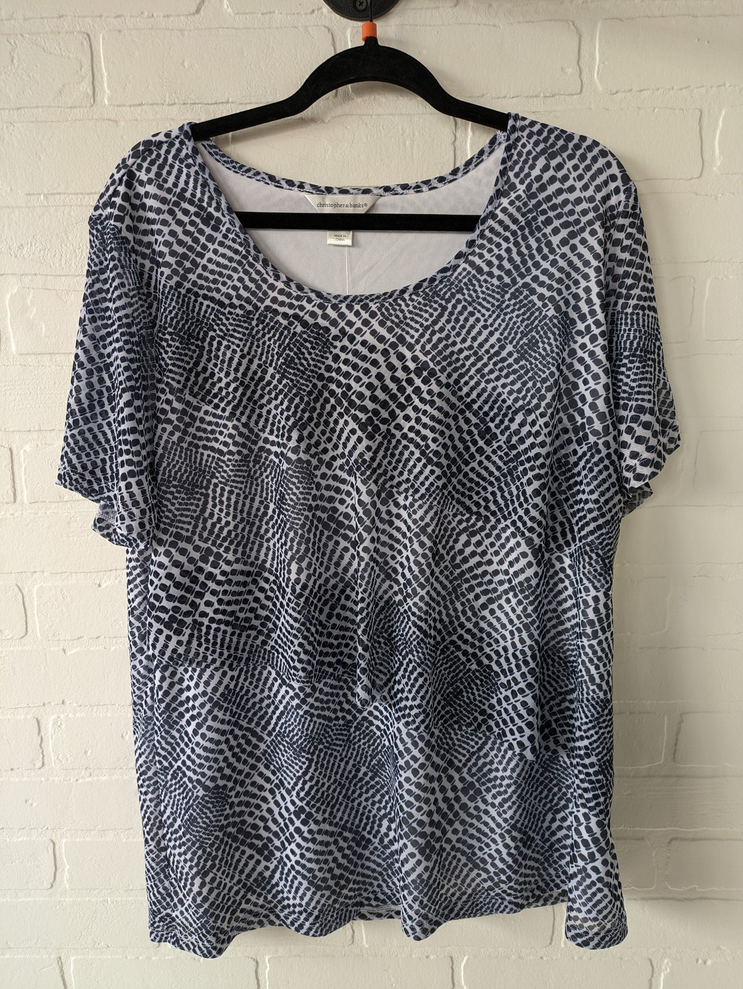 Top Short Sleeve By Christopher And Banks  Size: Xl