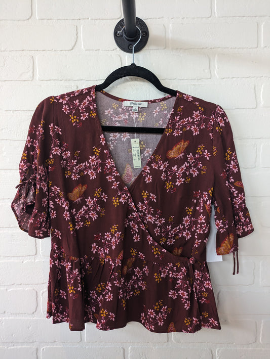 Top Short Sleeve By Madewell  Size: Xs