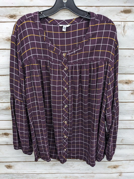 Top Long Sleeve By Sonoma  Size: 3x