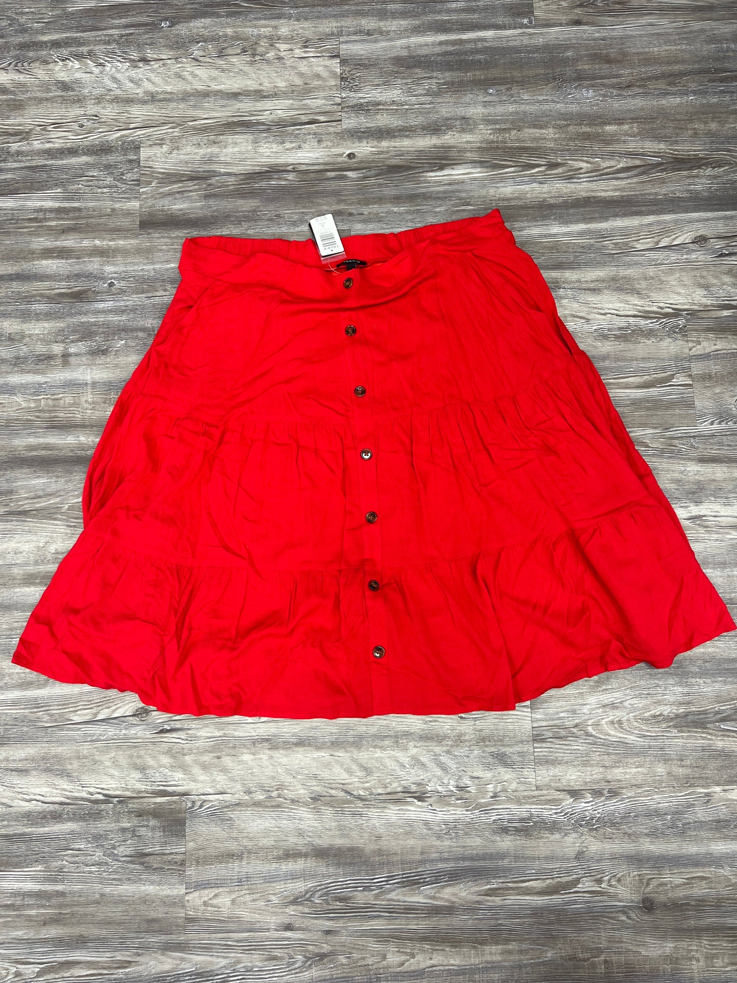 Skirt Midi By Torrid Size: 3x