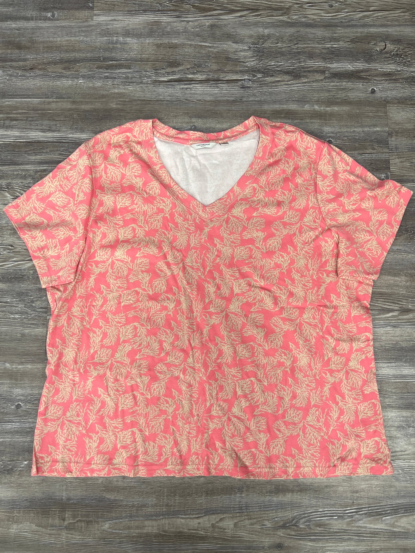 Top Short Sleeve By Liz Claiborne O  Size: 3x