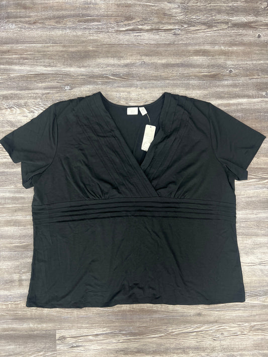 Top Short Sleeve Basic By Apt 9  Size: 3x