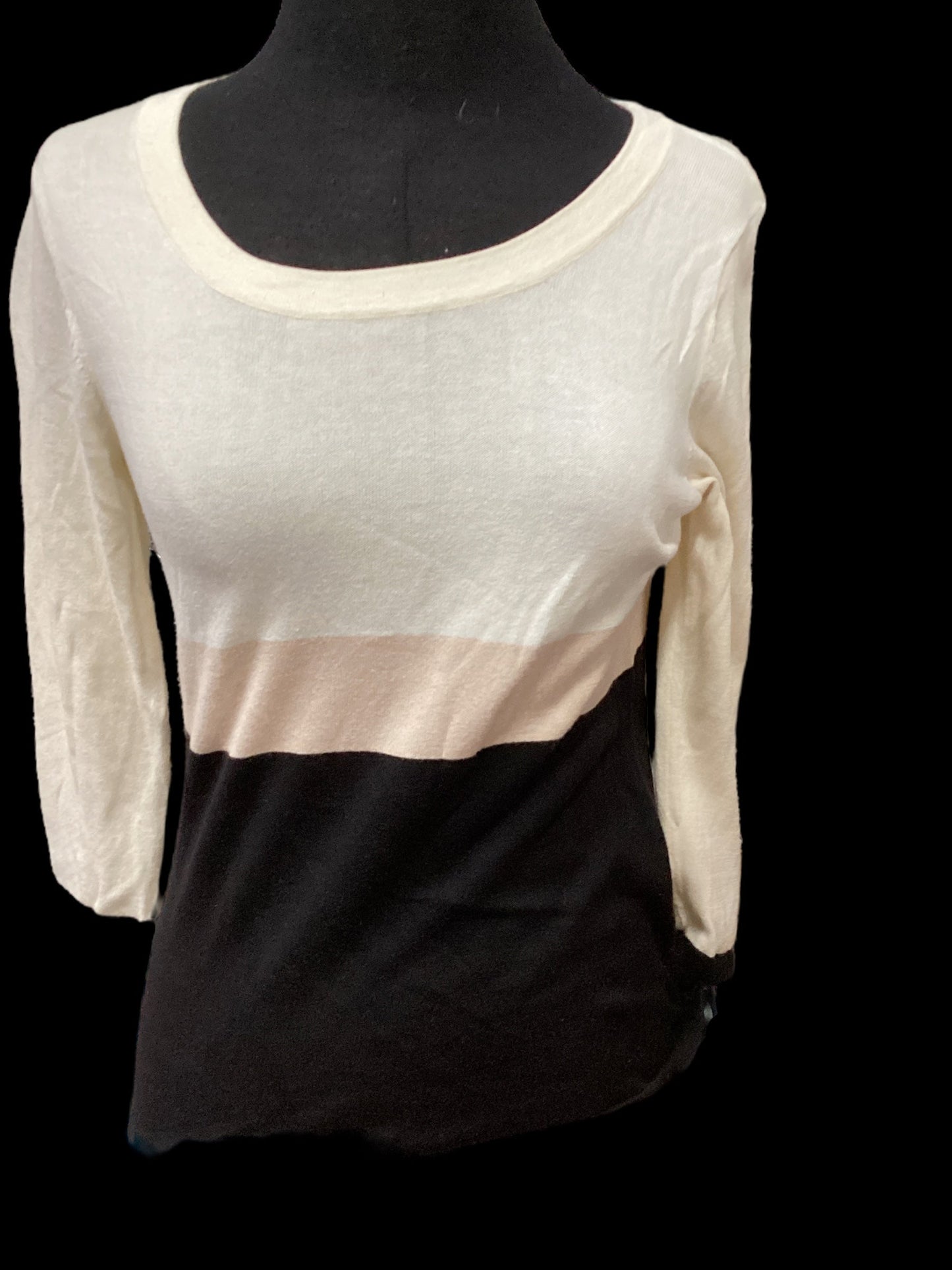 Top 3/4 Sleeve By August Silk  Size: S