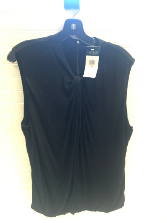 Top Sleeveless Designer By Lauren By Ralph Lauren  Size: 2x