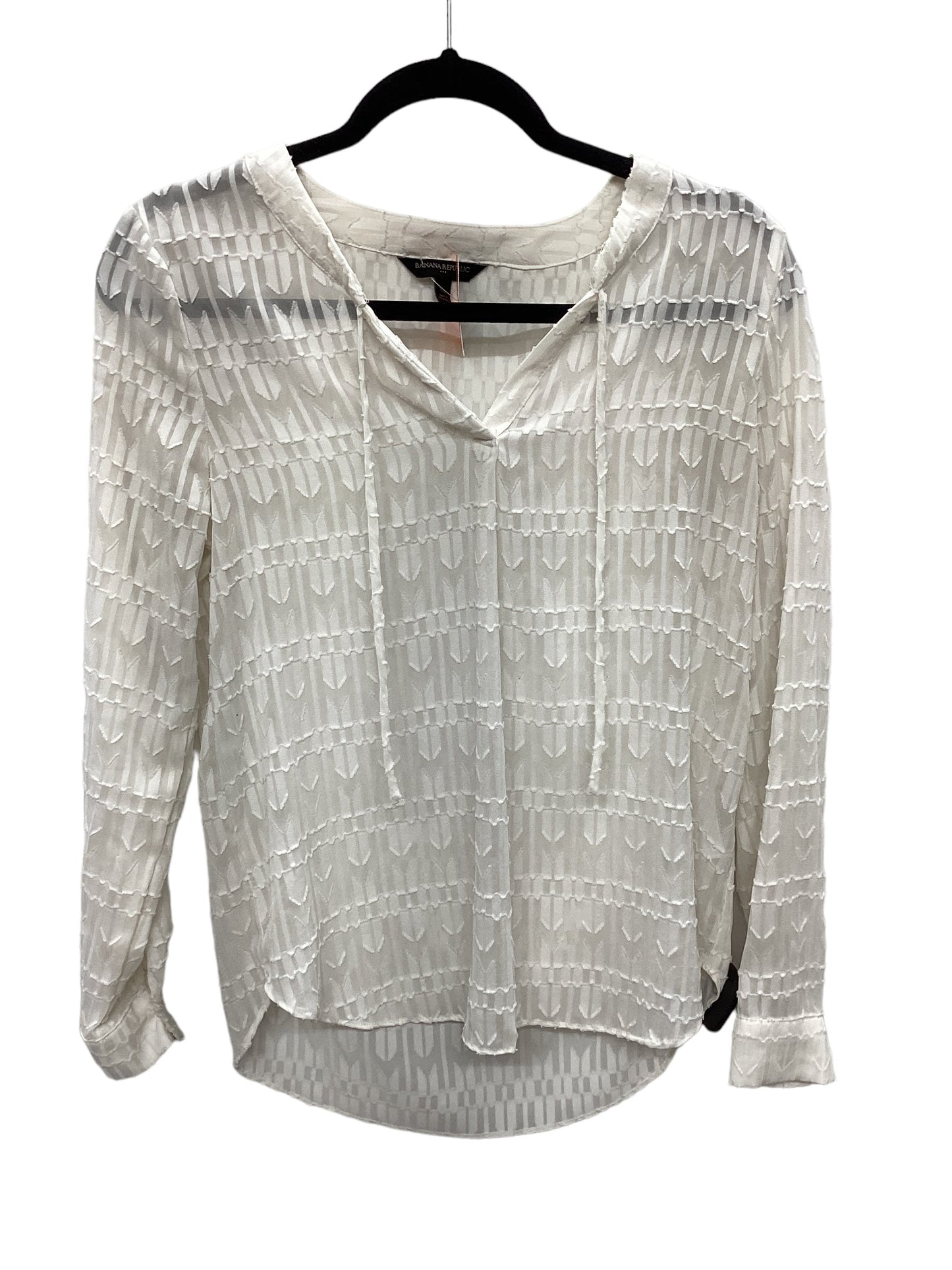 Top Long Sleeve By Banana Republic O  Size: Xs