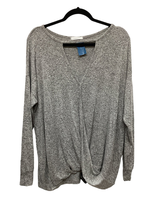 Top Long Sleeve By Cherish  Size: L