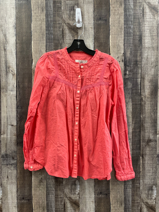 Top Long Sleeve By Loft  Size: L