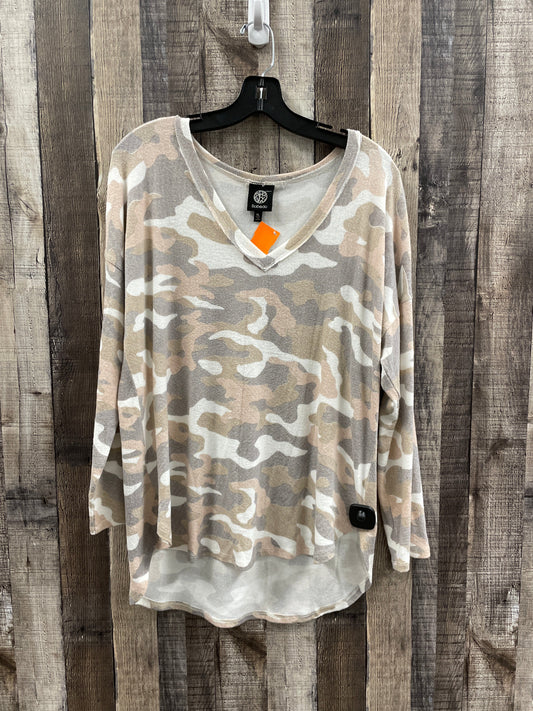 Top Long Sleeve By Bobeau  Size: Xl