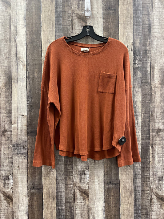 Top Long Sleeve By Madewell  Size: L