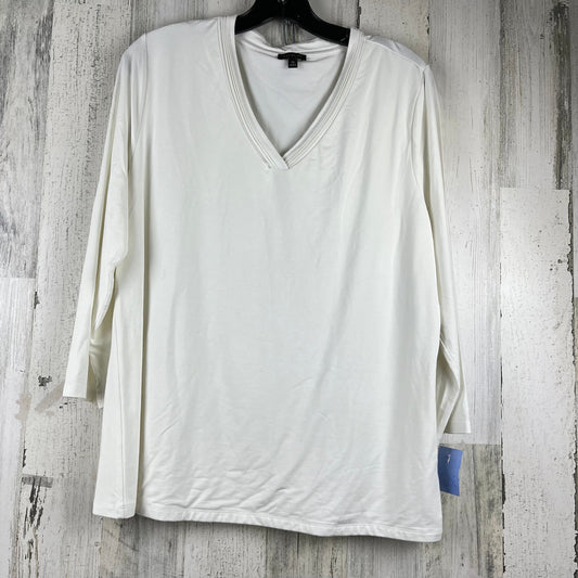 Top 3/4 Sleeve Basic By Talbots  Size: Xl