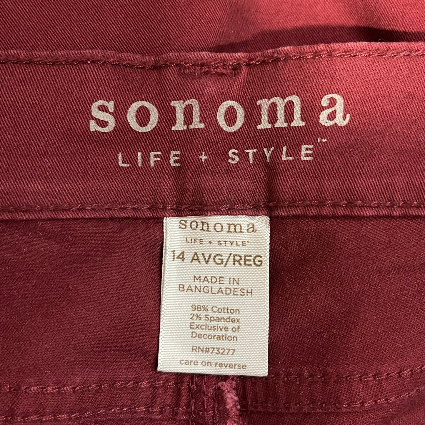 Jeans Straight By Sonoma  Size: 14