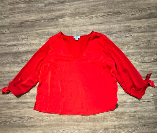 Top Long Sleeve By Cece  Size: 1x