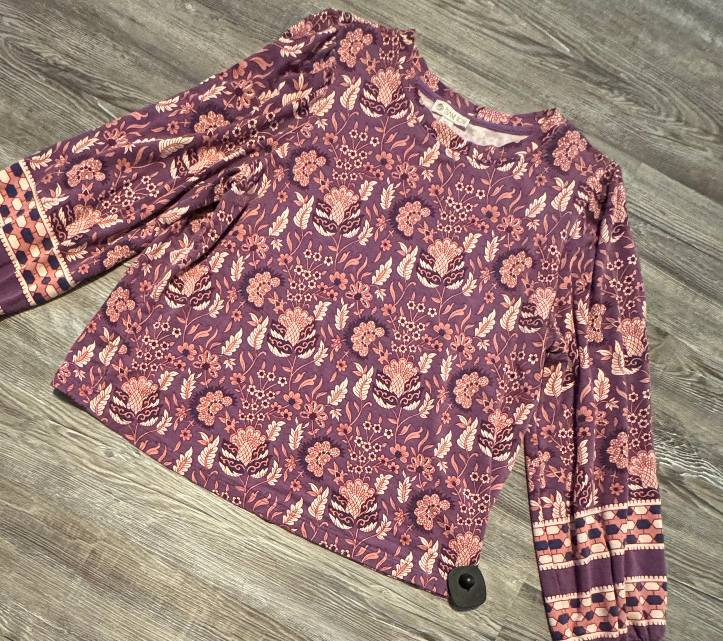 Top Long Sleeve By Eliane Rose  Size: Xl