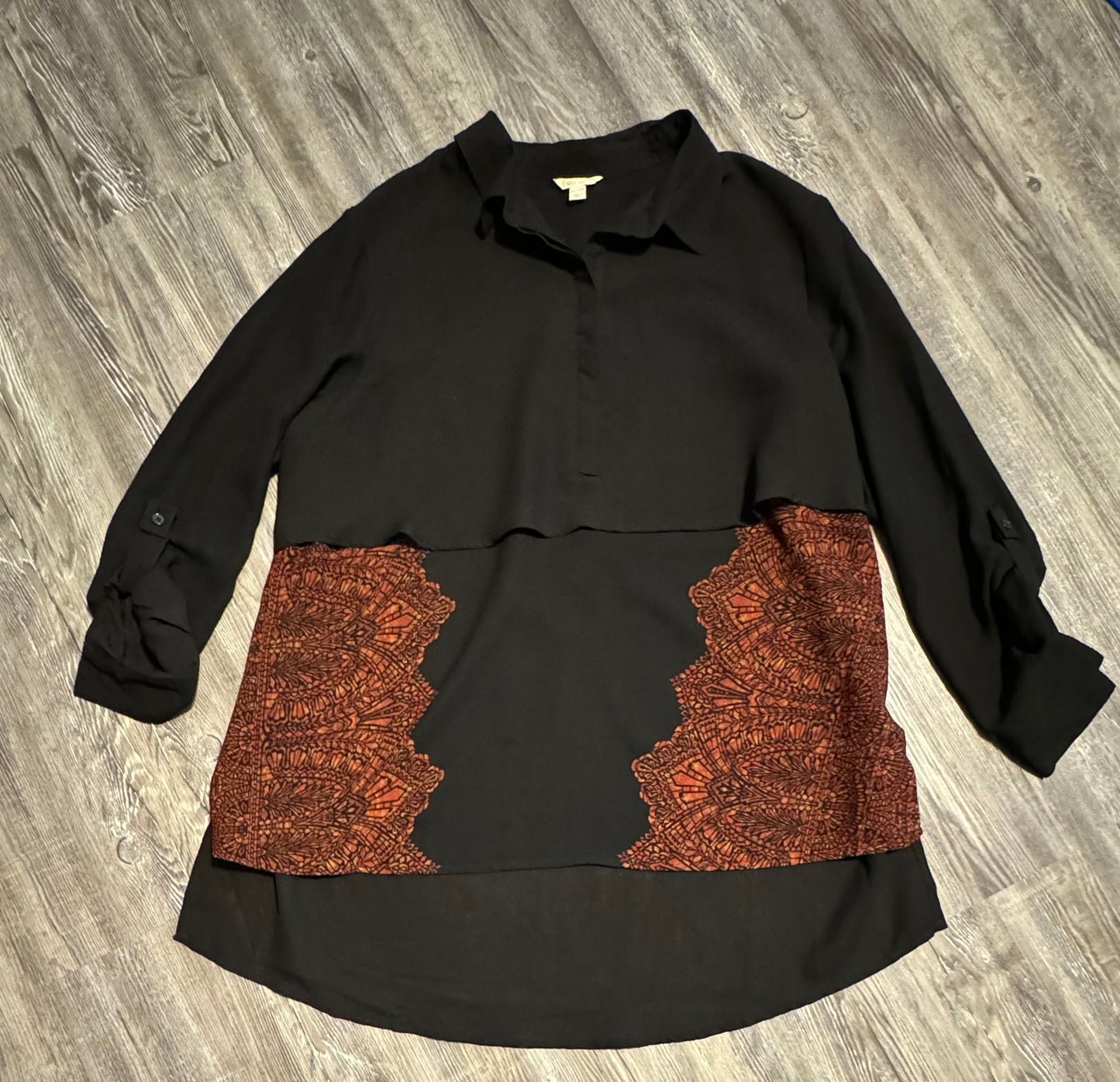 Top Long Sleeve By Cato  Size: Xl