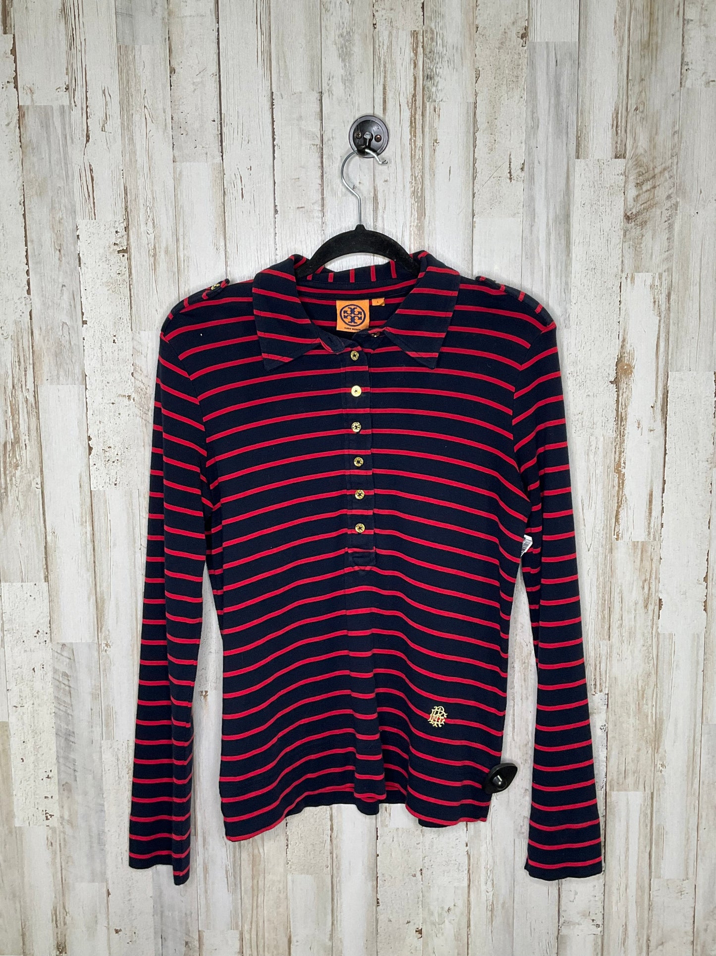 Top Long Sleeve Designer By Tory Burch  Size: L