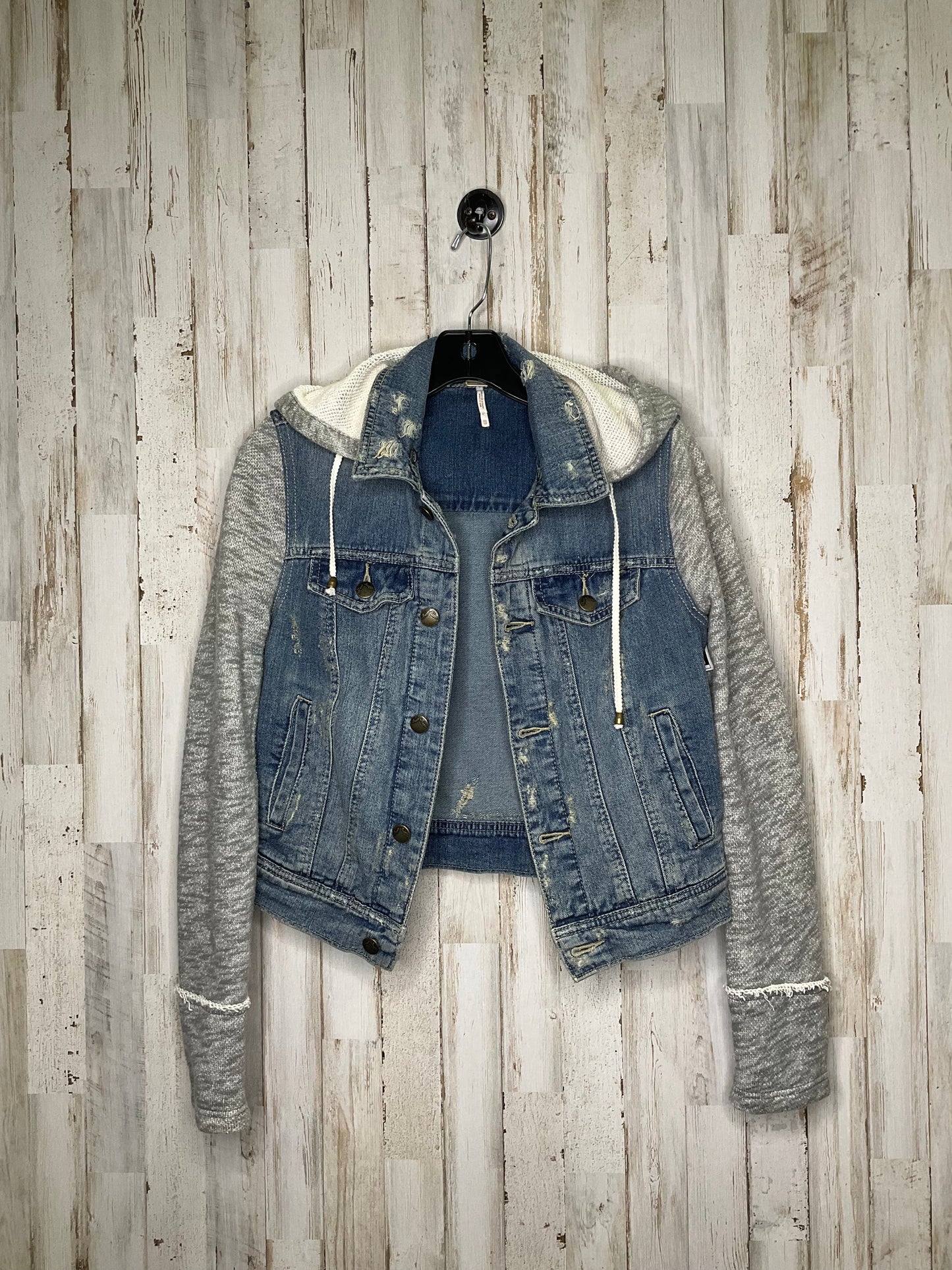 Jacket Denim By Free People  Size: Xs