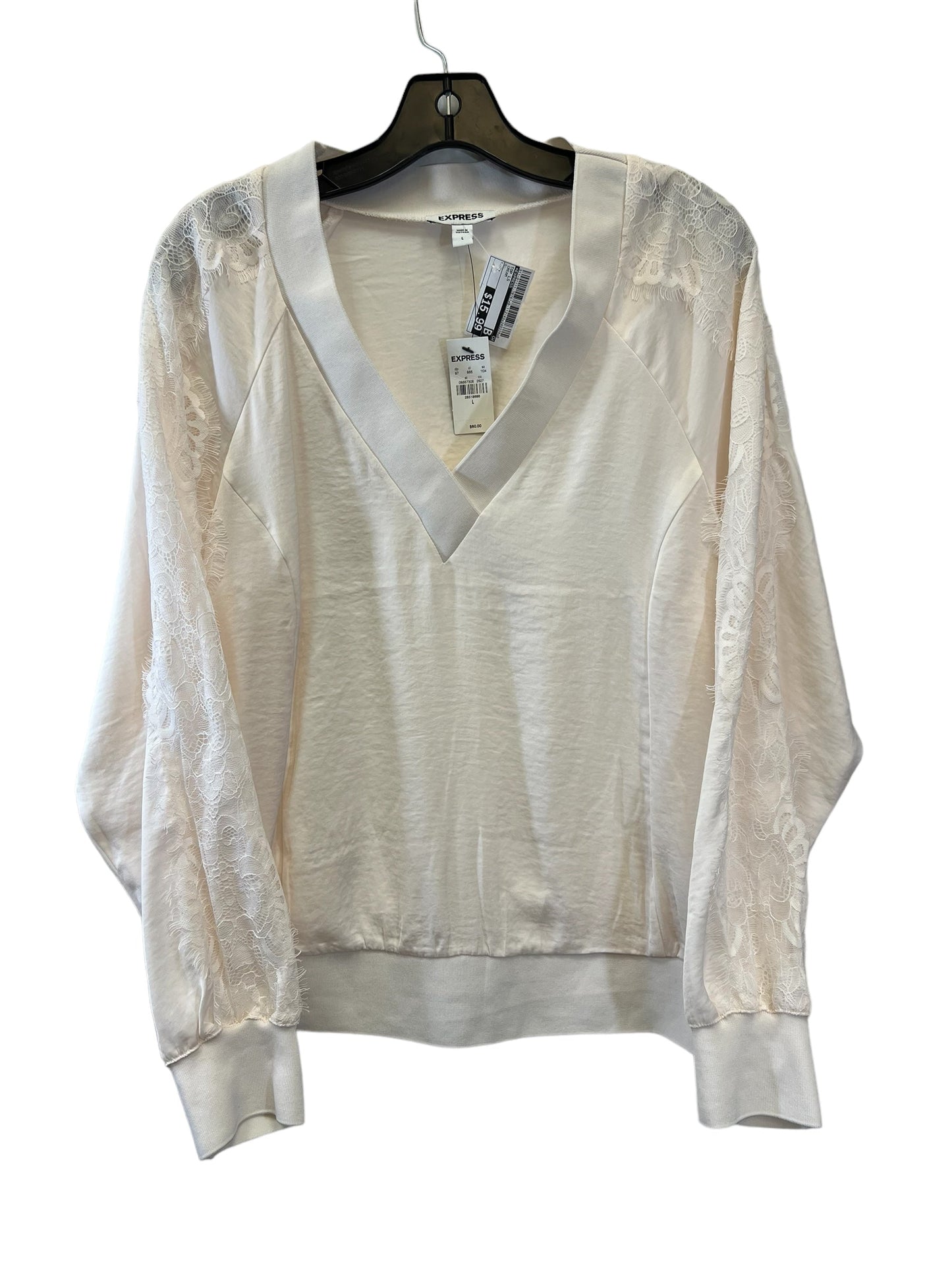 Top Long Sleeve By Express  Size: L